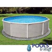 Taupe 24' Round Above Ground Swimming Pool Winter Cover 20 Year 