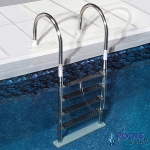 Stainless Steel STANDARD In-Pool Ladder for Above-Ground Pools