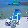 Beach Access Chair - Standard Chair, Rear Articulate Wheels
