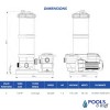 FLOWXTREME® 120-SQ FT Above Ground Cartridge Filter System 