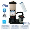 FLOWXTREME® 90-SQ FT Above Ground Cartridge Filter System