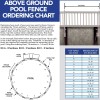 Above Ground Premium Resin 24” Tall Pool Fence Kit - White