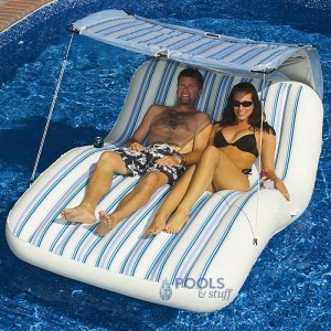 Luxury Cabana Lounger for Two