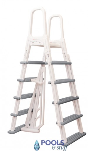 Ajustable Heavy Duty A-Frame Swimming Pool Ladder