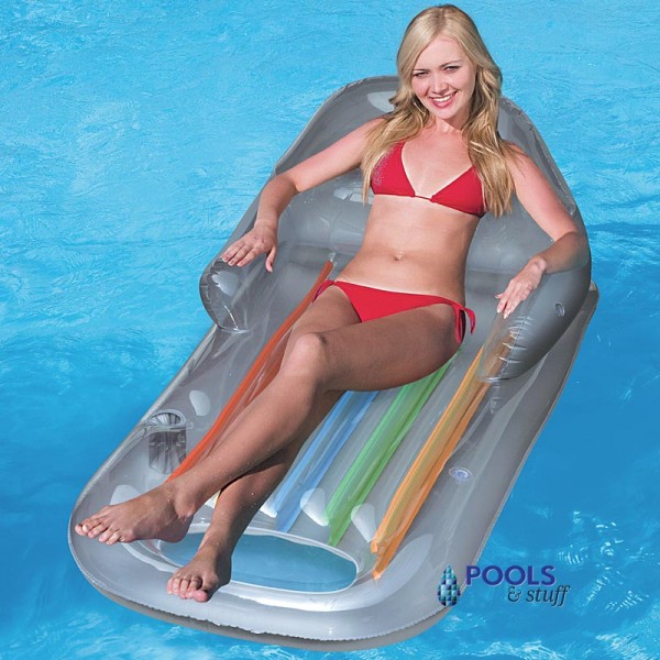 High Fashion Floating Lounge Chair Inflatable Pool Float H2OGO 