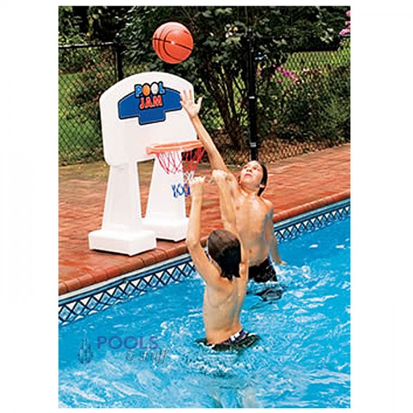 Pool Jam™ Volleyball & Basketball Combo for In-Ground Pools